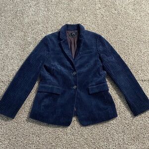 J. Crew Navy Corduroy Blazer